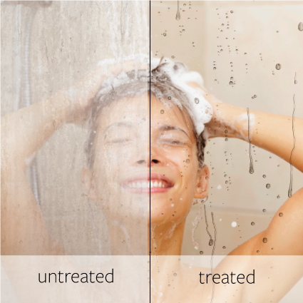 Remove Soap Scum and Grime from Shower Glass