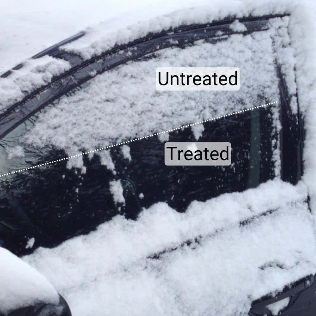 EnduroShield-Treated-Untreated-Auto-Glass-Snow
