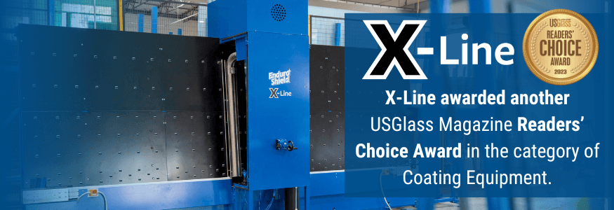 EnduroShield's X-Line Machine Awarded Another USGlass Magazine Readers' Choice Award